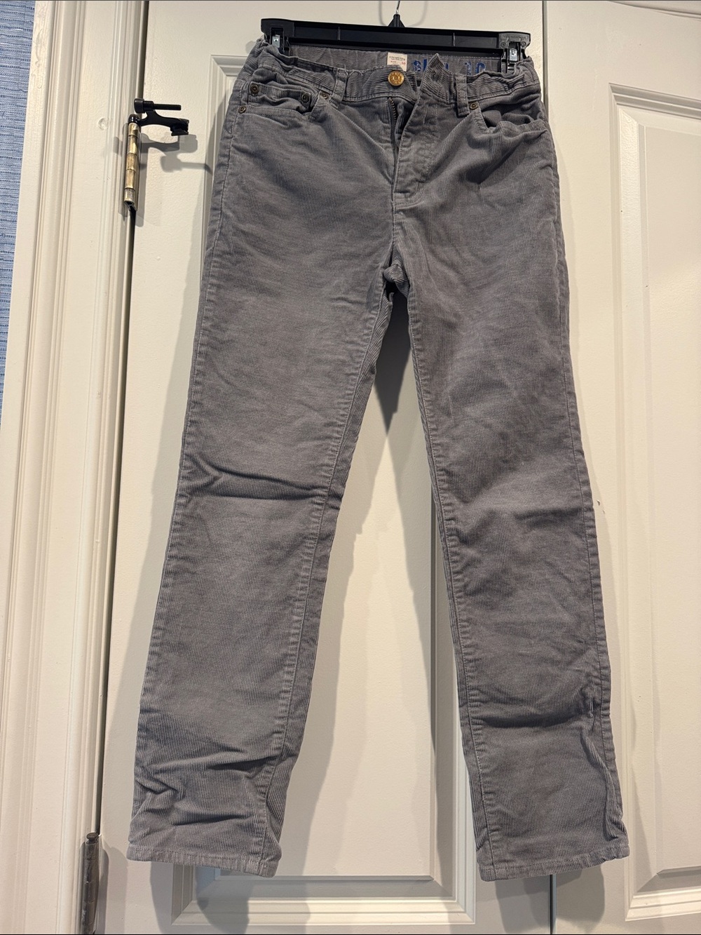 Crewcuts Light Gray Corduroy Slim Pants